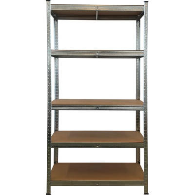 WORKEE Метален стелаж WORKEE 180x40x90 см, 5 MDF рафта х 175 кг (141651)