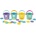 Playgro Активна играчка Playgro - Кофички с жетони за броене и сортиране, от серията Learn (PG.0724)