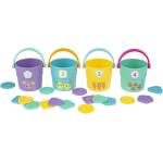 Playgro Активна играчка Playgro - Кофички с жетони за броене и сортиране, от серията Learn (PG.0724)