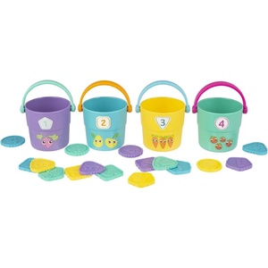 Playgro Активна играчка Playgro - Кофички с жетони за броене и сортиране, от серията Learn (PG.0724)