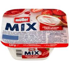 Müller Mix Creamy Jogurt Strawberry 130 g