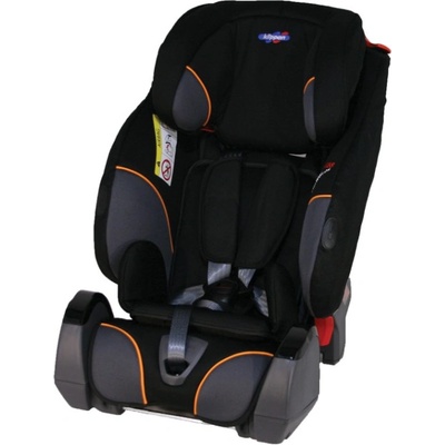 KLIPPAN Triofix 2023 Recline Black Orange s isofix základňou