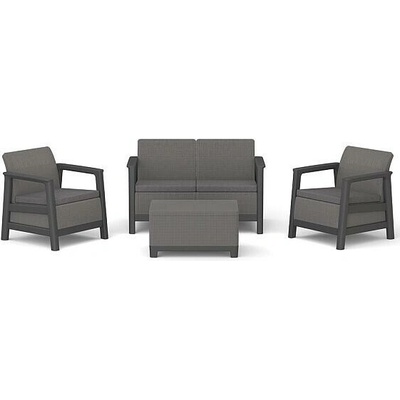 Keter SCANDI LINEA SET - Mountain Grey/Grafit