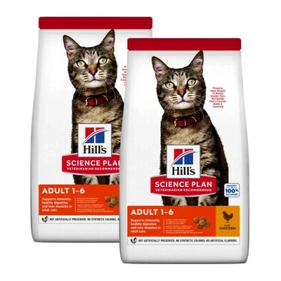 Hill's Science Plan Feline Adult Optimal Care Chicken 2 x 15 kg