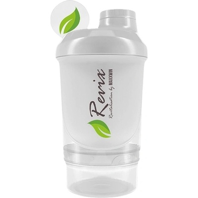 Revix šejkr 300ml + 150ml - průhledná/biela