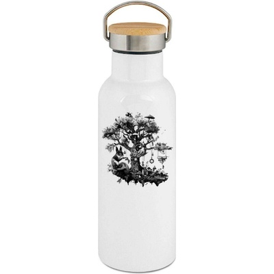 123TRIKO termoska Veverka Strojmistr, černý potisk 500 ml vtipné