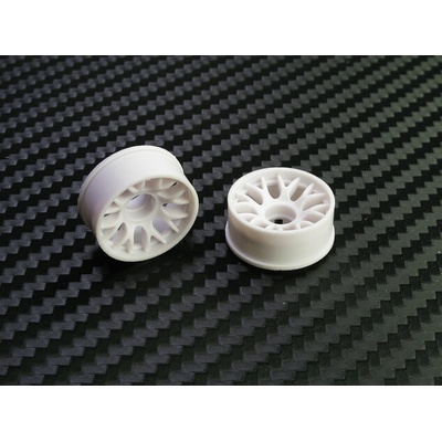 PN Racing Mini-Z 2WD Machine Cut BBS Front Wheel F0 White