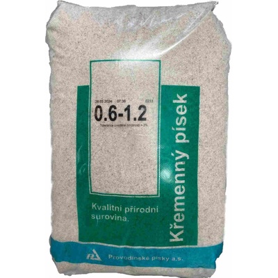 VODNÁŘ Filtrační písek 0,6 - 1,2mm 25kg