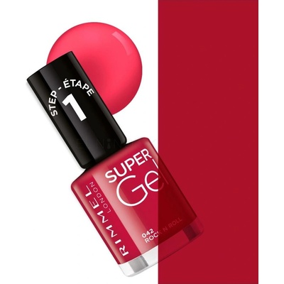 Rimmel London, Super gél lak na nechty 042 Rock N Roll 12 ml