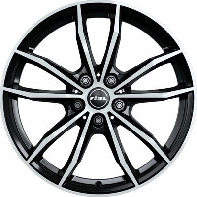 RIAL X12 7,5x18 5x112 ET51 black polished