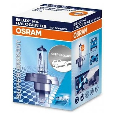 Крушка OSRAM R2, 12V, 60/55W, 3200K, 1650lm/1000lm, 1 брой