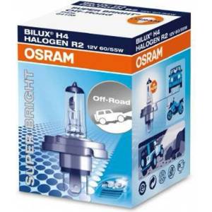 OSRAM Крушка OSRAM R2, 12V, 60/55W, 3200K, 1650lm/1000lm, 1 брой