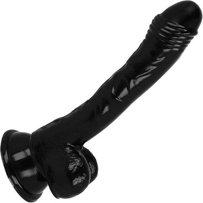 LOLO černé dildo s předkožkou