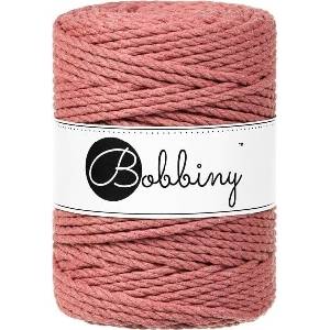 Bobbiny 3PLY Macramé Rope 5 mm 100 m Peony юта (TX-E073)