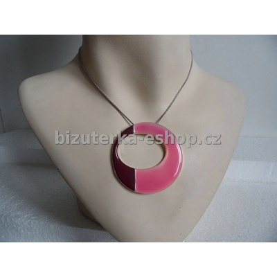 bizuterka-eshop.cz Řetízek s plackou růžový BZ-03513