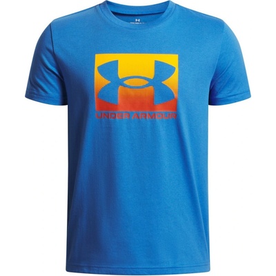 Under Armour B Boxed Sports Update Ss Tee 1388672-402 modré