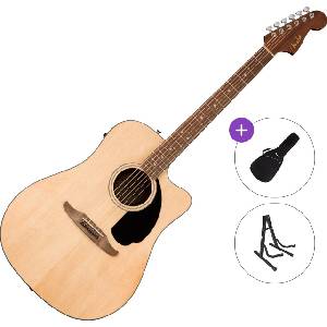 Fender California Standard Redondo CE Standard SET Natural Електро-акустична китара Дреднаут