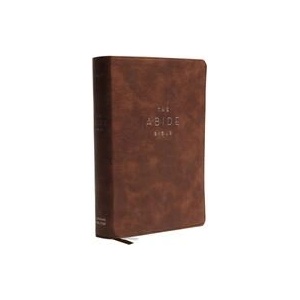 NKJV, Abide Bible, Leathersoft, Brown, Red Letter, Comfort Print (ISBN: 9780785226628)