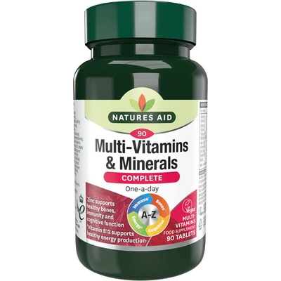 Natures Aid Complete Multi-Vitamins & Minerals 90 tabliet