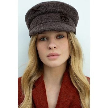 Ruslan baginskiy Каскет Ruslan Baginskiy Ruslan Baginskiy Logo-embellished Baker Boy Cap (KPC09.A.MLJ.WRB)