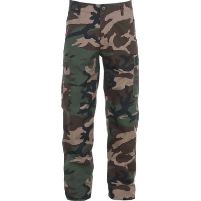 Kalhoty Fostex BDU Civil zip woodland