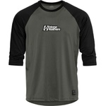 Horsefeathers Мъжка фланелка с дълъг ръкав за колоездене Horsefeathers Spike 3/4 Bike Jersey Cycling jersey - Chimera / Black - размер XXL (056-3964-0115)