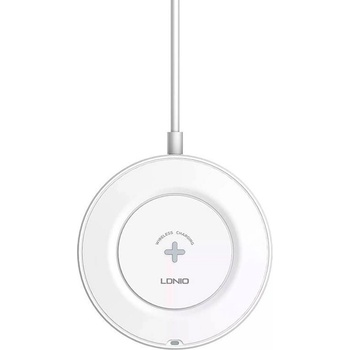 Image 1 of LDNIO AW003 Wireless Desktop Charger 32W - поставка (пад) с до 15W безжично захранване, USB-A и USB-C изходи за зареждане на мобилни устройства (бял)