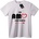 NOONEBRAND Тениска Обичам Токсичното си Сърце - 7XL, White