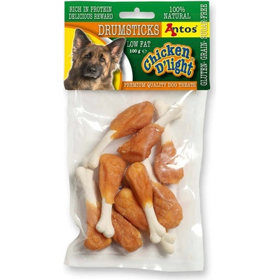 Antos Chicken D'light -Кучешко лакомство бутчета с пилешко, 100 гр