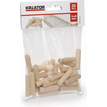 PowerPlus KRT110103 - Truhlářské kolíčky 10 x 40 mm (30 ks)