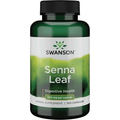 Swanson Senna Leaf 100 kapsúl 500 mg