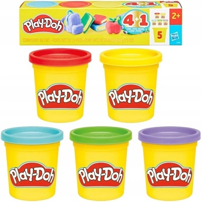Play-Doh päťbalenie plastelína 5x85g viacfarebná