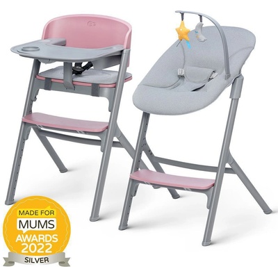 Kinderkraft Set Livy Olive + lehátko Calmee Premium Pink