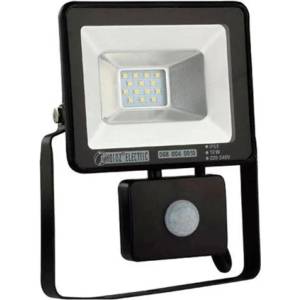 Horozk Electrik Led ПРОЖЕКТОР СЪС СЕНЗОР 10w 6400k ip65 horoz puma/s (8680985593197)