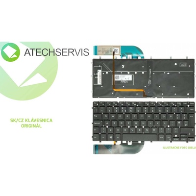 Klávesnica pre Dell XPS 13 9343 CZ/SK - Podsvietená originál