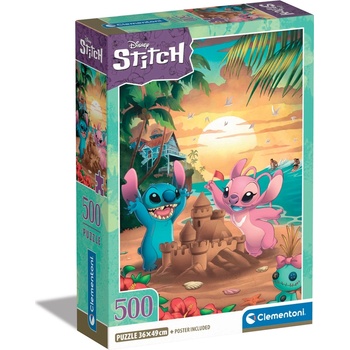 Clementoni 500ч. Пъзел Disney Stitch