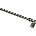 GARDINIA КОРНИЗ РАЗТЕГАЕМ ЗА ПРОЗОРЕЦ КАЛИФОРНИЯ gardinia 50-85см ХРОМ (4116)