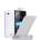 Sony Xperia J ST26i Flip Калъф Бял + Протектор