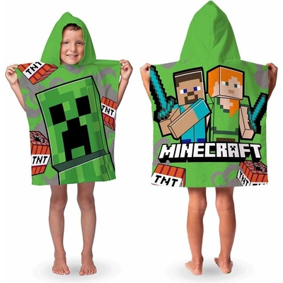 Jerry Fabrics pončo Minecraft TNT 50 x 115 cm