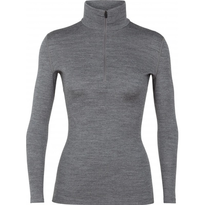 Icebreaker Wmns 260 Tech LS Half Zip Gritstone HTHR
