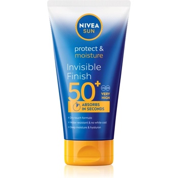 Nivea SUN Protect & Moisture хидратиращо мляко за тен с хиалуронова киселина SPF 50+ 150ml