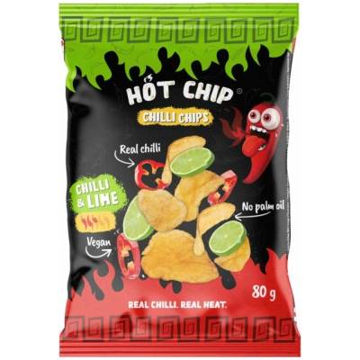 Hot chip POTATO CHIPS CHILLI AND LIME 80 g