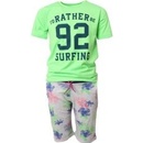 Mayoral set tričko + kraťasy 'Surfing' NEON zelená