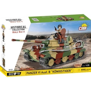 COBI 3113 II WW Panzer VI Ausf. B Königstiger, 1: 35, 802 к, 1 ф (COBI-3113)