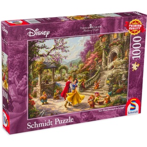 Schmidt Spiele Пъзел Schmidt от 1000 части - Снежанка танцува с принца, Томас Кинкейд (59625)