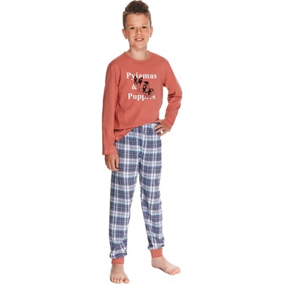 Chlapecké pyžamo Enzo s obrázkem Taro oranžová tmavá