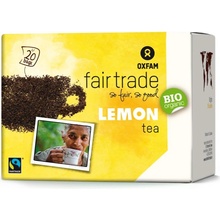 Oxfam Fairtrade Černý čaj LEMON 20 x 1,8 g