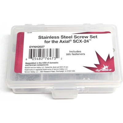 DYNAMITE Sada šroubů nerez: Axial SCX24