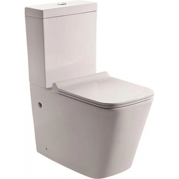 Inter Ceramic Моноблок ICC 6480GEB UF S, седалка и капак с плавно затваряне, порцелан, бял, 80.5x64x37см (6480GEB UF S)