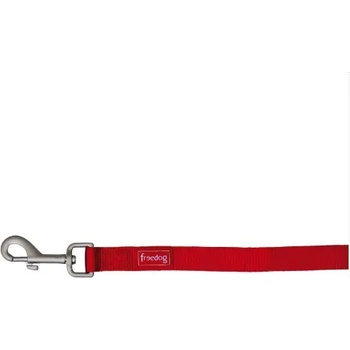 Freedog Basic Nylon Leash - Повод за кучета, 10 мм/120 см. - червен